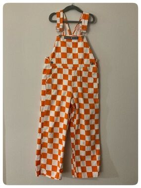 Orange & White Checkered Tennessee Youth Game Bibs